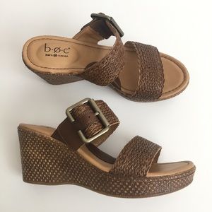 B.O.C Born Braided Wedge Sandals